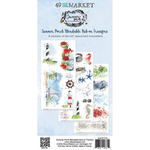 Summer Porch - Blendable Rub On Transfers SP-27754 49 and Market