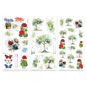 Summer Porch - Botanical Rub On Transfers SP-27761 49 and Market