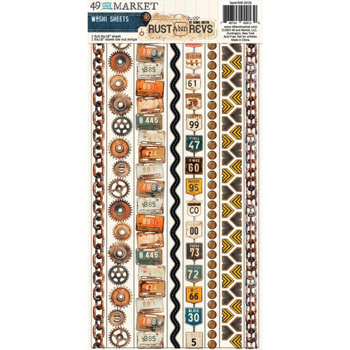 Rust and Revs Washi Tape 49 & Market RAR29130