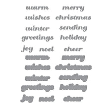 Load image into Gallery viewer, Christmas Greetings Cutting Dies Spellbinders S4-1360