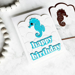 Luna the Seahorse Cutting Dies Spellbinders S1-137