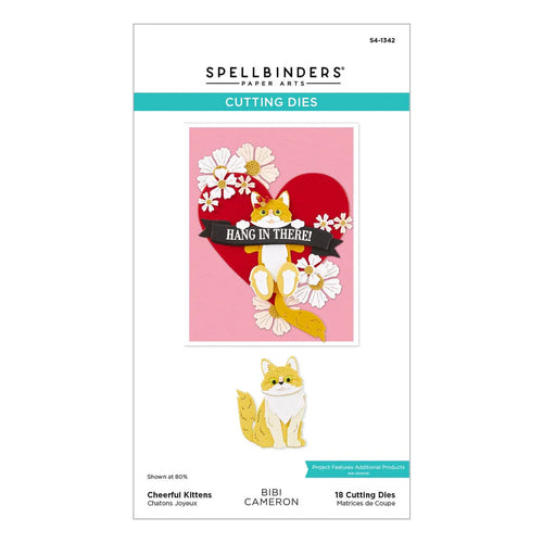Cheerful Kittens Cutting Dies Spellbinders S4-1342