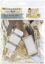 Load image into Gallery viewer, Faded Memory Lane Ephemera Set 49 &amp; Market FML-35698