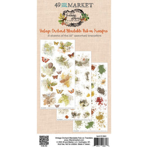 Vintage Orchard - Blendable Rub-On Transfers 49 & Market VO-28843
