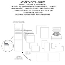 Load image into Gallery viewer, Create An Album Inserts 6x8 Assortment 1 White 49 &amp; Market CAA-32819