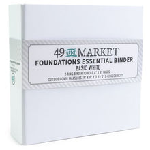 Load image into Gallery viewer, Foundations Essential Binder Basic White 49 &amp; Market FAB-32895