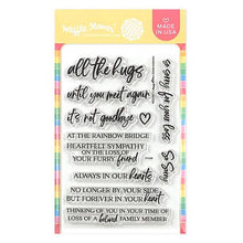 Load image into Gallery viewer, Rainbow Bridge 4x6” Clear Greetings Waffle Flower 271238