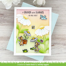 Load image into Gallery viewer, Mice Flowers Stamps Lawn Fawn LF4076