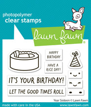 Load image into Gallery viewer, Year Sixteen Stamp Lawn Fawn LF4084