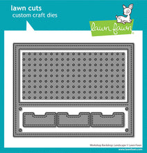 Load image into Gallery viewer, Workshop Backdrop Landscape Lawn Fawn LF4096