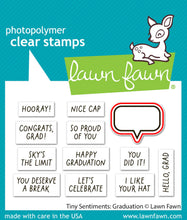 Load image into Gallery viewer, Tiny Sentiments Graduation Die Lawn Fawn LF4083