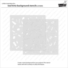 Load image into Gallery viewer, Tool Time Background Stencils Lawn Fawn LF4099