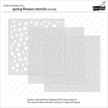 Load image into Gallery viewer, Spring Flowers Stencils Lawn Fawn LF4100