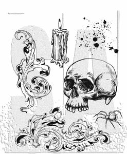 Foreboding Stamp Set Stampers Anonymous CMS470 Tim Holtz