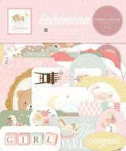 Load image into Gallery viewer, Little Lullabies Baby Girl Ephemera Carta Bella CBLUG486024