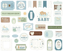 Load image into Gallery viewer, Little Lullabies Baby Boy Ephemera Carta Bella CBLUB485024