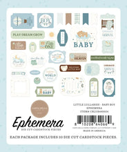Load image into Gallery viewer, Little Lullabies Baby Boy Ephemera Carta Bella CBLUB485024