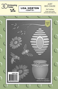 Just Bee-Cause Embossing Folder & Dies Lisa Horton LHCEF206