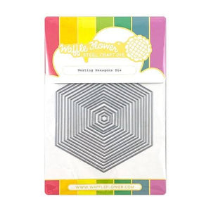Nesting Hexagons Die Waffle Flower 420034