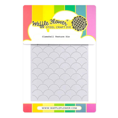 Clamshell Texture Die Waffle Flower 422049