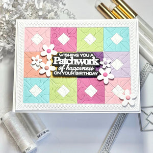 Quilted Frames Die Waffle Flower 422008