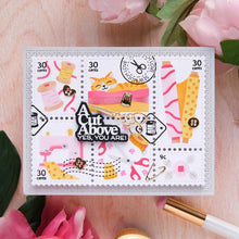 Load image into Gallery viewer, Postage Collage Sew Fun Stamp Set Waffle Flower 422032