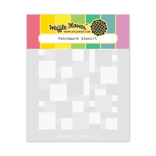 Patchwork Stencil Waffle Flower 422007