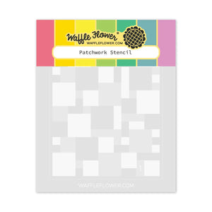 Patchwork Stencil Waffle Flower 422007