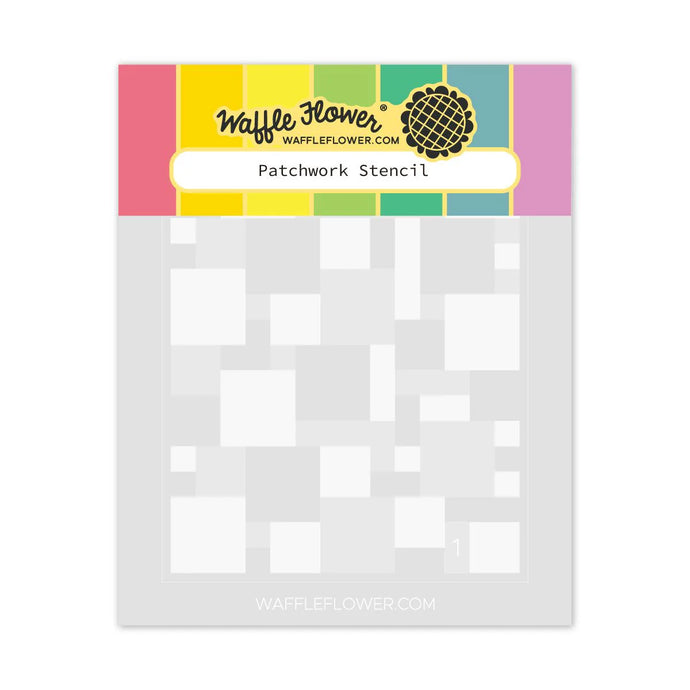 Patchwork Stencil Waffle Flower 422007