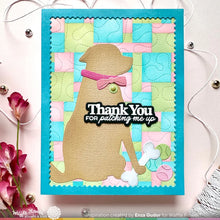 Load image into Gallery viewer, Patchwork Stencil Waffle Flower 422007