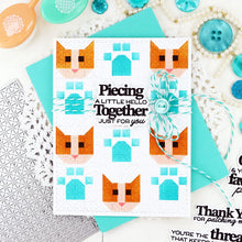 Load image into Gallery viewer, Patchwork Cat Stencil Waffle Flower 422036