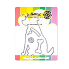 Load image into Gallery viewer, Dog Silhouette Die Waffle Flower 422018