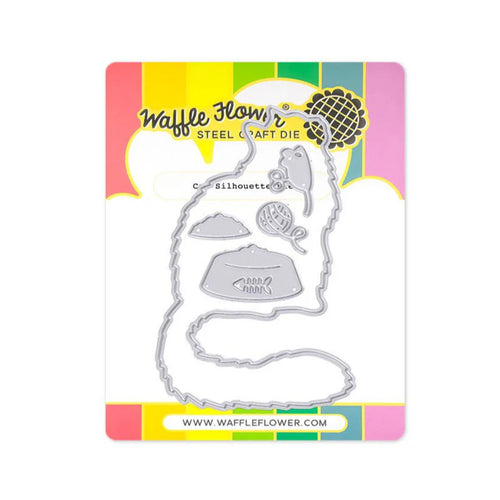 Cat Silhouette Die Waffle Flower 422017