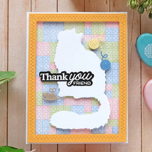 Load image into Gallery viewer, Cat Silhouette Die Waffle Flower 422017