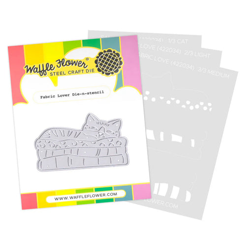 Fabric Lover Die-n-Stencil Waffle Flower 422034