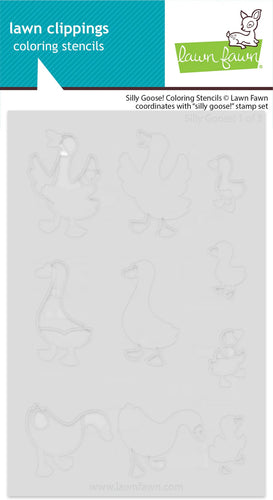 Silly Goose! Colouring Stencils LF3846 Lawn Fawn