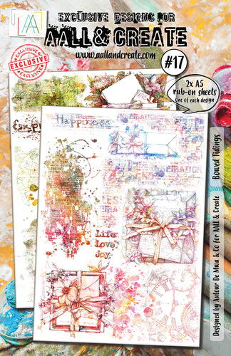 Bowed Tidings #17 Rub Ons AALL & Create