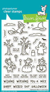 Halloween Mice 4x6” Clear Stamp Set LF3848 Lawn Fawn