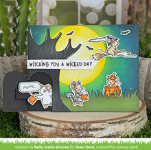 Load image into Gallery viewer, Halloween Mice 4x6” Clear Stamp Set LF3848 Lawn Fawn