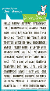 Henry’s Build A Sentiment Fall LF3861 Lawn Fawn