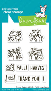 Spring Basket Add On : Fall LF3851 Lawn Fawn