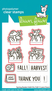 Spring Basket Add On : Fall Die LF3854 Lawn Fawn
