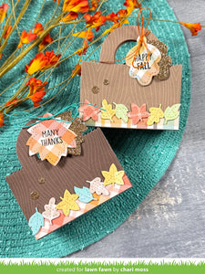 Fall Leaves Border Die LF3869 Lawn Fawn