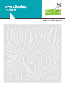 Woodgrain 6x6” Stencil LF3874 Lawn Fawn