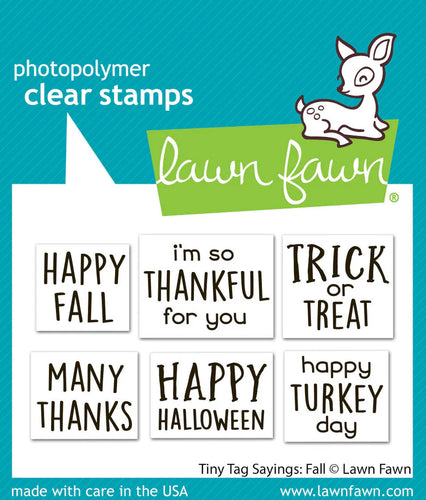 Tiny Tag Sayings : Fall