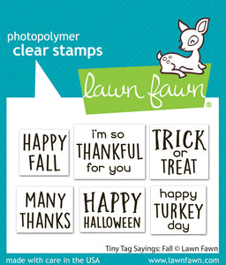 Tiny Tag Sayings : Fall
