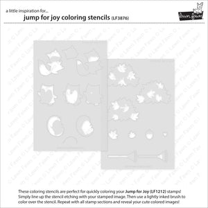 Jump for Joy Colouring Stencils LF3876 Lawn Fawn