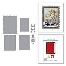 Load image into Gallery viewer, Bow &amp; Bell Scallop Frame Dies Spellbinders S4-1448