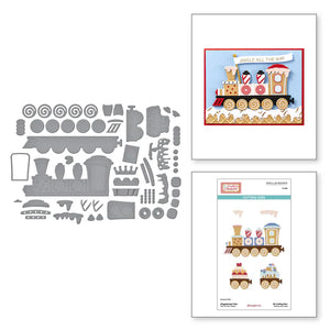 Gingerbread Train Die S7-280 Spellbinders