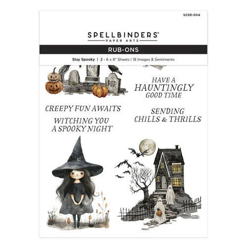 Stay Spooky Rub Ons SCSR-004 Spellbinders